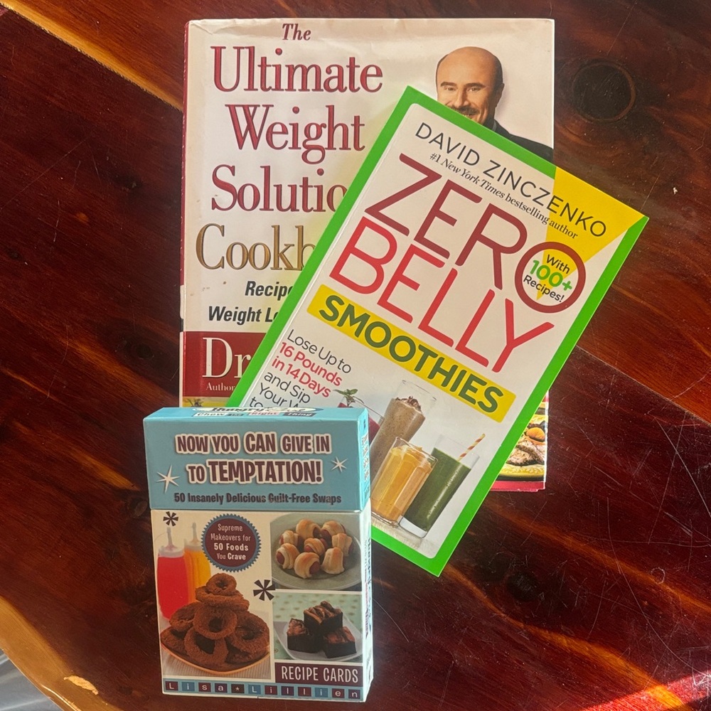 Lot of 3 Weight Loss Cookbooks